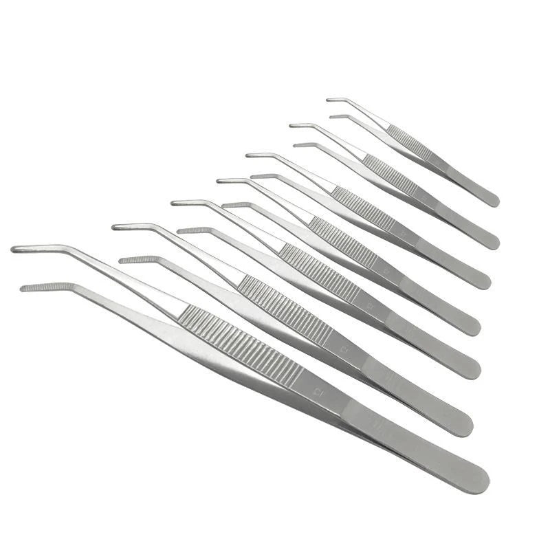 Stainless Steel Reptile Feeding Long Tongs Tweezers for Reptile, Lizards, Gecko, Spider, Tarantula, Hedgehog, Snake, Aquarium