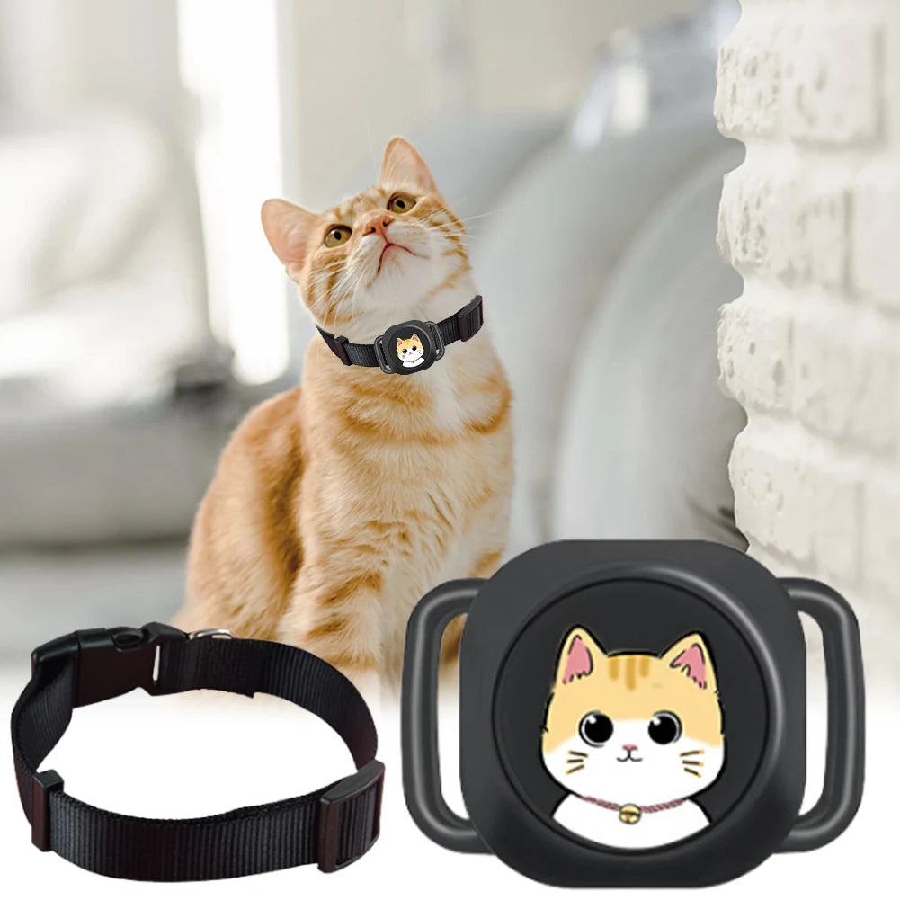 Smart Bluetooth Real-Time Global GPS Collar Tracker - Continuous Location Finder for Dogs & Cats