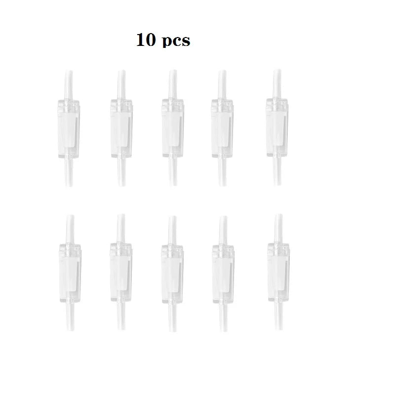 Aquarium Air Pump One-Way Check Valves (10pcs, Non-Return, Prevents Back-Siphon)