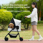 Foldable Lightweight Pet Stroller Outdoor Travel Cats Dogs Small Dogs Pet Trolley Stroller for Dog Pet Stoller Dog Trolley