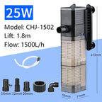 4-in-1 Aquarium Submersible Pump Replacement Filter Cotton (CHJ502/602/902/1502, Micro Water Pump)