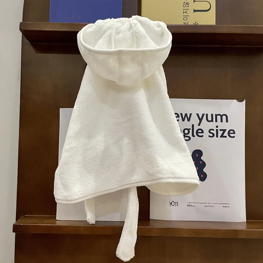 Multi Purpose Super Absorbent Pet Bathrobes Thickened Anti-Cold Dog Bath Robe Soft Quick Drying Hooded Bath Towel After-Swim