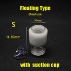 Acrylic Aquarium Fish Feeding Ring (Anti-Drift, Transparent, Floating Food Station)