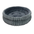 Round Velvet Pet Nest Bed with Removable Cover (Winter Warm)