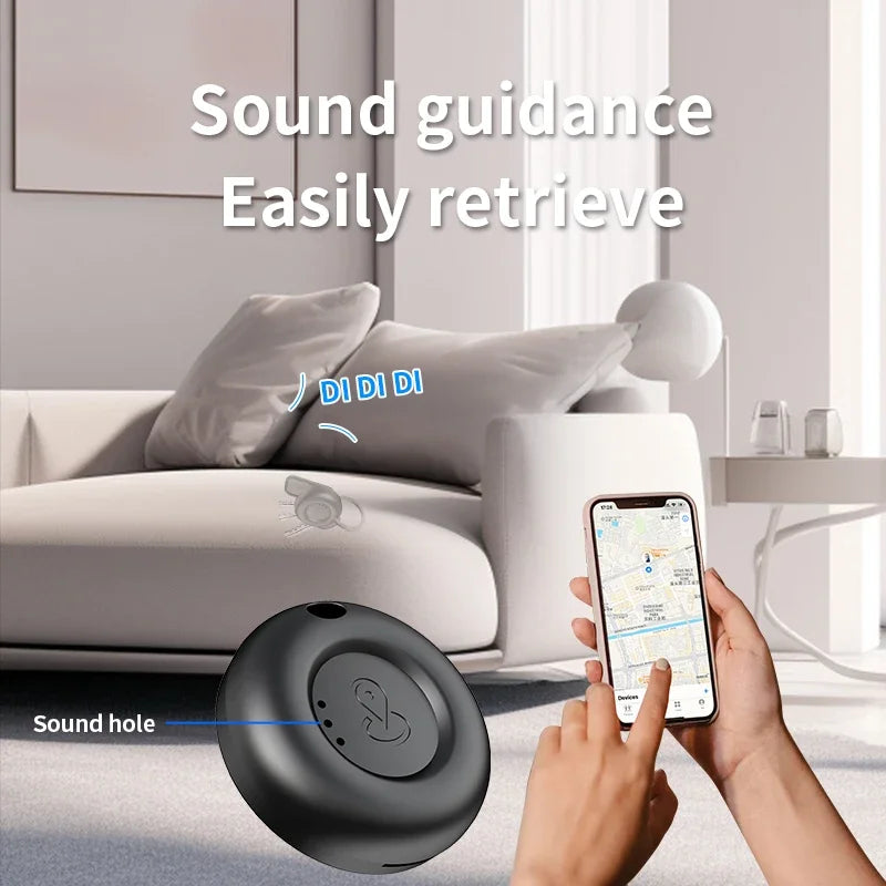 iOS Find My Bluetooth GPS Tracker for Dogs & Cats - Smart Anti-Loss Positioner for Pets, Keys & Bags