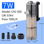 4-in-1 Aquarium Submersible Pump Replacement Filter Cotton (CHJ502/602/902/1502, Micro Water Pump)