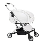 2026 Transparent Pet Stroller for Small Medium Dogs, Lightweight Foldable Detachable Dog Walking Cart, Portable Outdoor Carrier