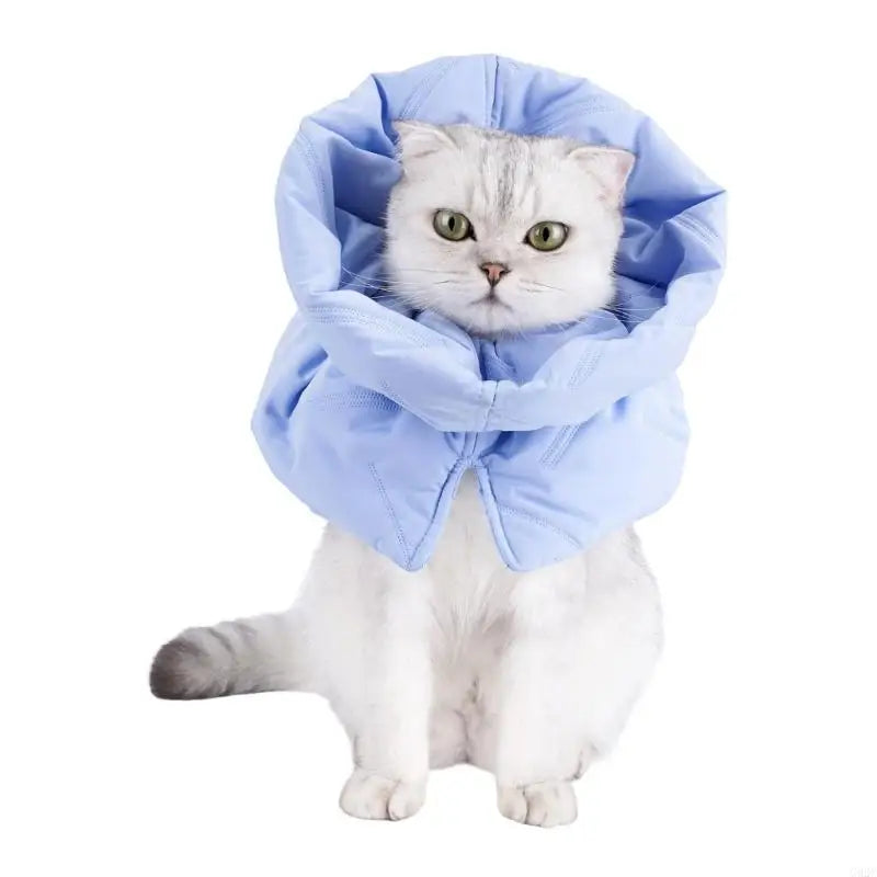 Soft Multifunctional Cat Recovery Collar — Anti-Lick Neck Protector for Daily Use & Post-Surgery