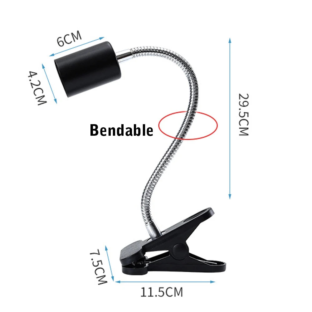 UVA Reptile Light Kit with Clip-On Bulb Lamp Holder Turtle Sun UV Heat Lamp Kit Turtle Light Lizard Lighting EU Plug