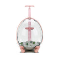 2026 Transparent Pet Luggage Large Capacity Handheld Pet Carrier Bag Portable Travel Cart for Cats Dogs