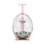 2026 Transparent Pet Luggage Large Capacity Handheld Pet Carrier Bag Portable Travel Cart for Cats Dogs
