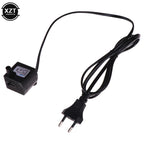 Compact Submersible Filter Pump (1.1M Cord, AC 220V, 3W, Fish Tank Water Pump)