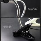 UVA Reptile Light Kit with Clip-On Bulb Lamp Holder Turtle Sun UV Heat Lamp Kit Turtle Light Lizard Lighting EU Plug