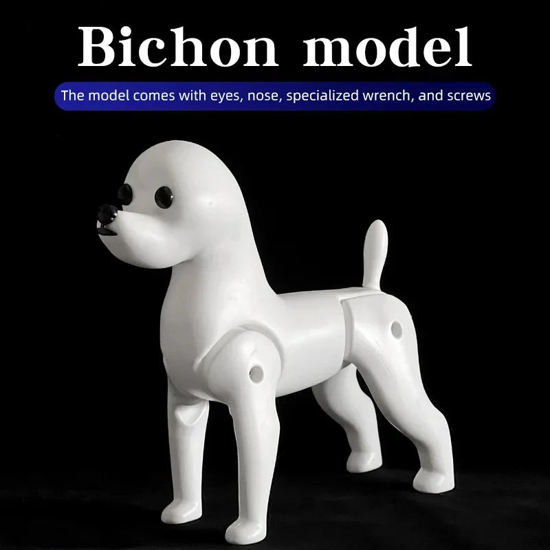 Bichon Grooming Practice Model with Simulation Wig