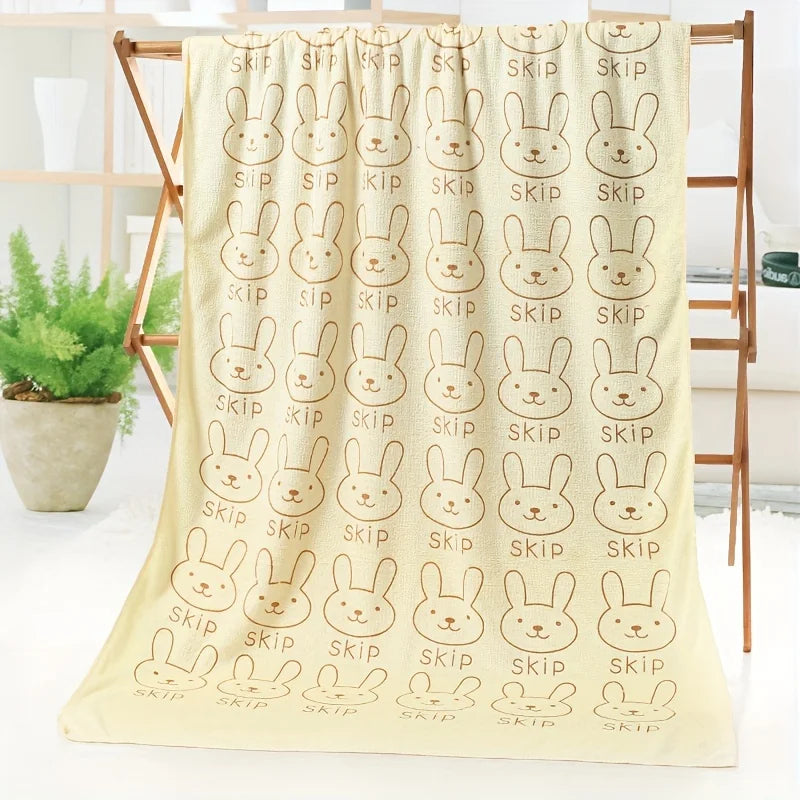 1pc Ultra Fine Fiber Super Absorbent Pet Bath Towel, Fast Drying, Soft and Comfortable Small To Large Dog and Cat Grooming Towel