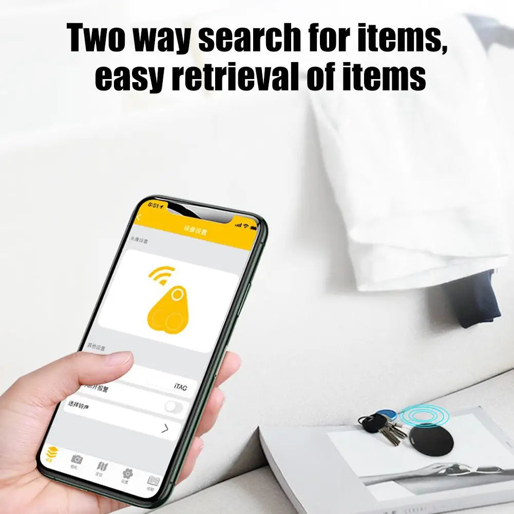 Mini Bluetooth 5.0 GPS Anti-Loss Smart Finder Tracker for Pets, Kids, Bags & Wallets - iOS & Android