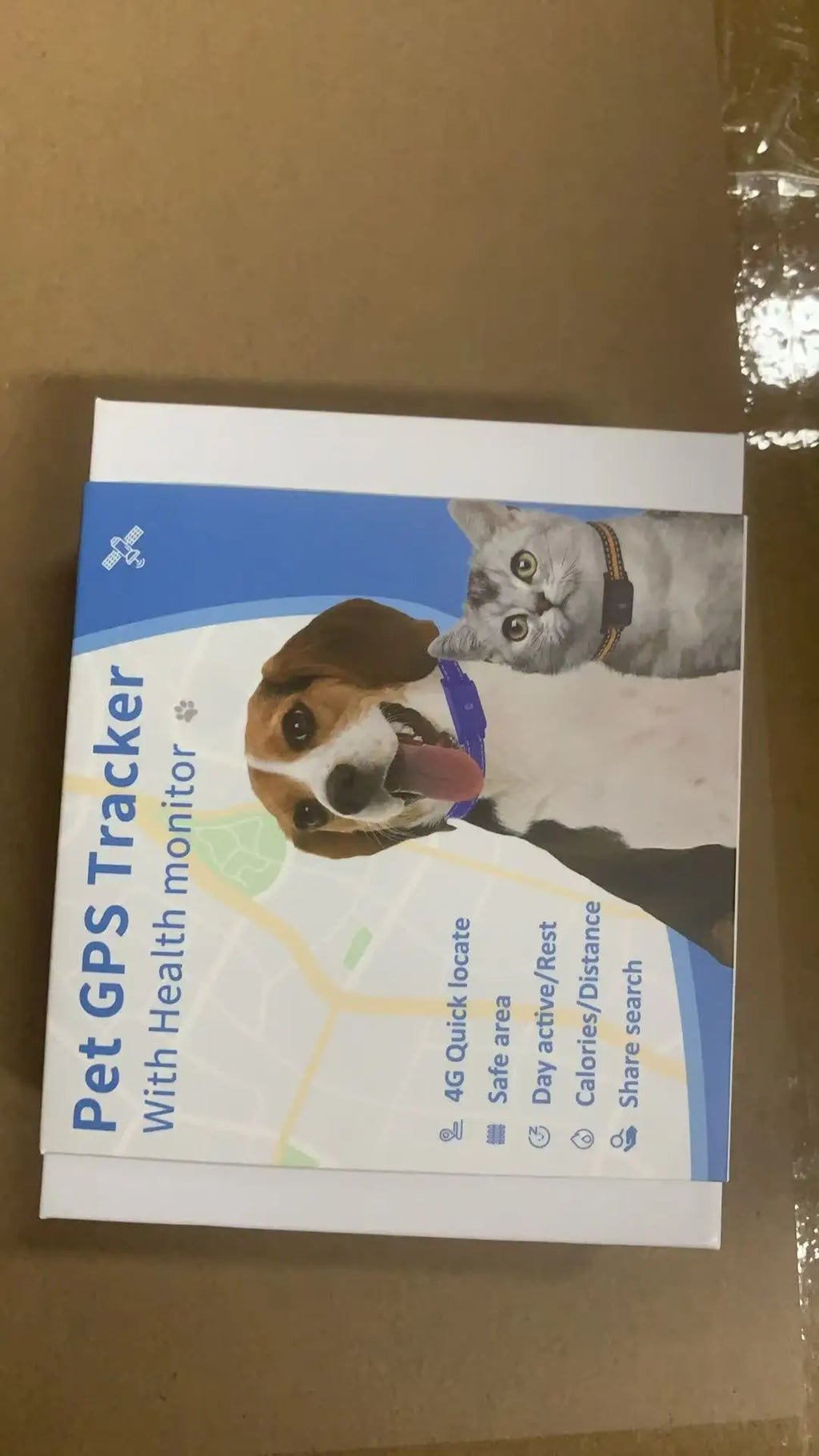 Real-Time GPS Positioning Tracker for Dog & Cat Collars - Live Location Pet Locator