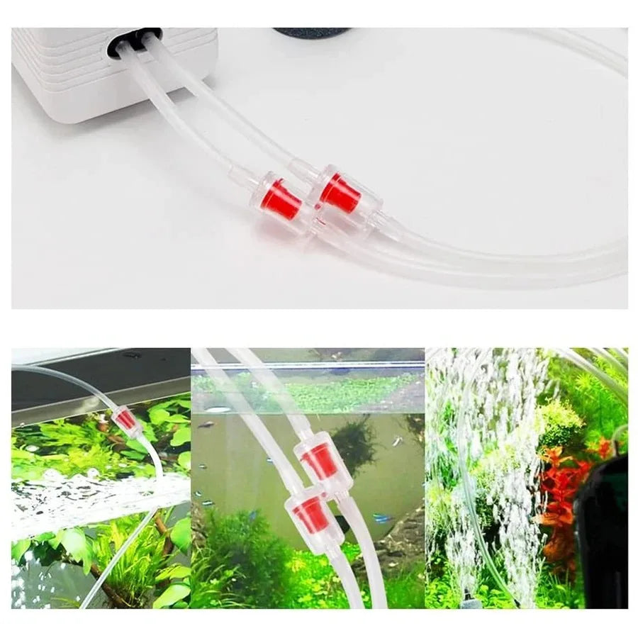 Aquarium Air Pump One-Way Check Valves (10pcs, Non-Return, Prevents Back-Siphon)