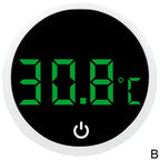Cordless Digital Aquarium Thermometer LED Display Electronic Fish Tank Water Temperature Measurement Control Temp Meter Gauge