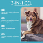 Reduces Oral Discomfort Pet Oral Cleaning Gel Prevents Oral Problems Removes Tartar Cleans Pet Teeth Freshens Breath Toothpaste