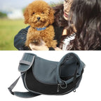 Breathable Mesh Pet Sling Carrier Large Capacity Adjustable Strap Single Shoulder Carrier Light Weight Soft Fabric