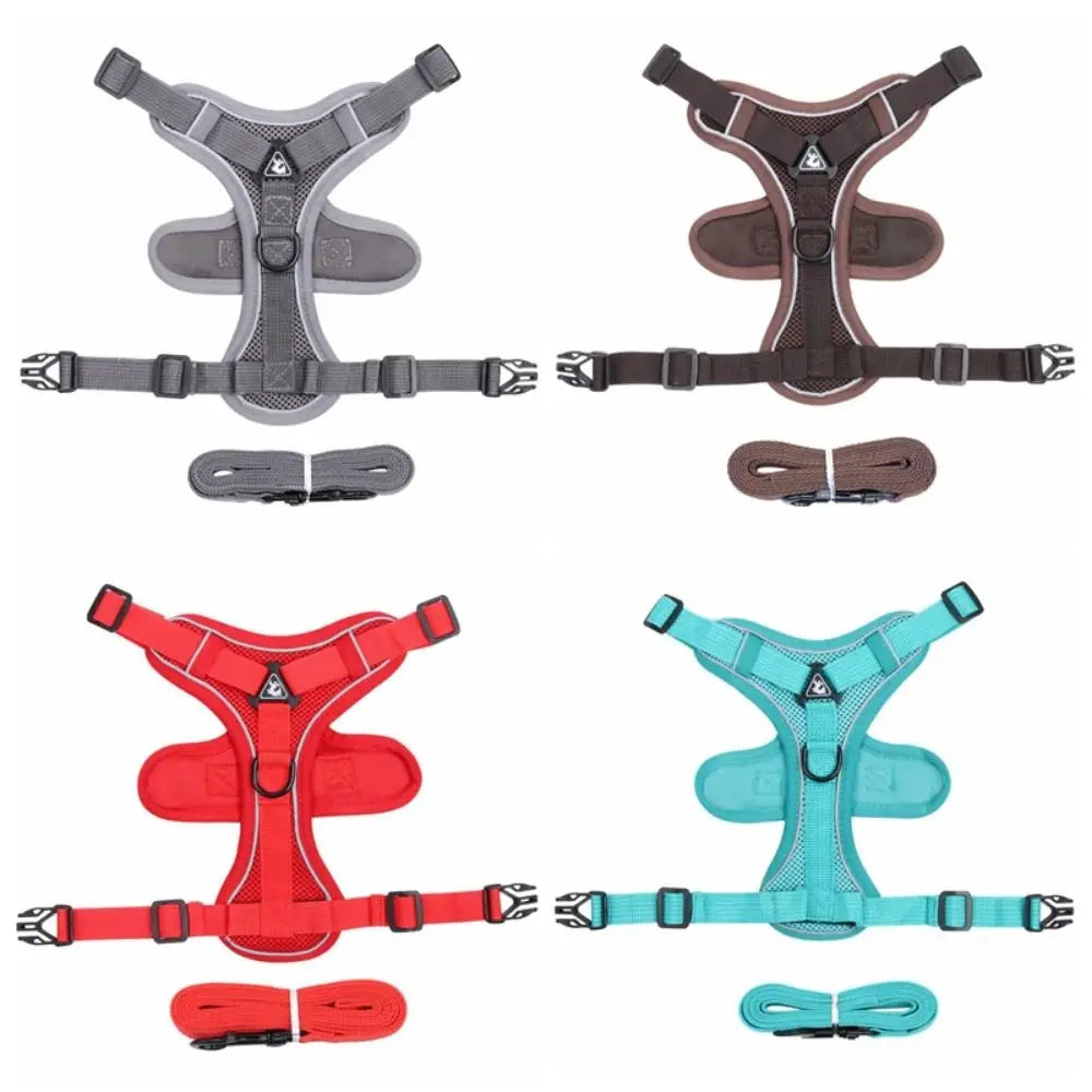 Escape-Proof Reflective Cat Harness & Leash Set