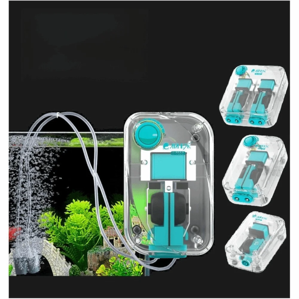 Ultra-Silent Aquarium Air Pump (Low Noise, Adjustable Flow, Multi-Outlet, Energy Saving)