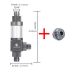 AQUAPRO External CO2 Atomizer Diffuser (Aluminum, Planted Tank, Fine Mist)
