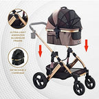 Monza Luxury 3-in-1 Stroller Travel Carrier Car Seat for Pets