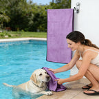 Pet Absorbent Towel, Dog Cat Quick Drying Bath Towel, Ultra-fine Fiber Super Absorbent Pet Towel, Cleaning Supplies
