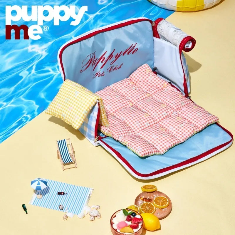Fashionable Sporty Pet Travel Bag (Waterproof, All-Season, Bichon Frise)