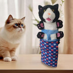 Cat & Dog Wrestling Hand Puppet Glove Toy — Padded Interactive Play Puppet