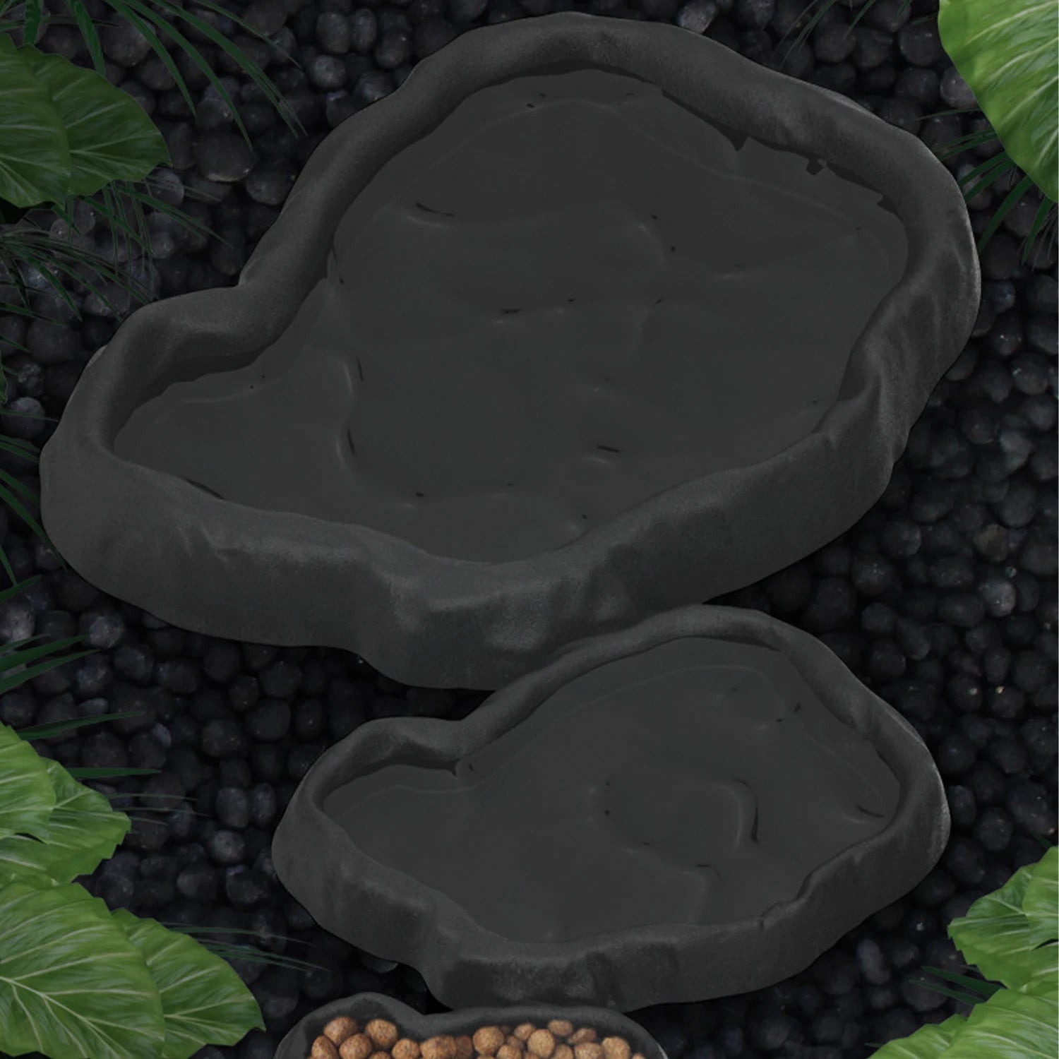 Crawler Pet Feeder Basin Reptiles Amphibians Drinking Feeder Turtle Tortoise Scorpion Lizard Crab Bowl Small Pet Supplies