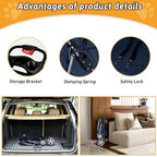 Pet Stroller, 4 Wheels Pet Strolling Cart for Medium/Small Dogs and Cats, Foldable Cat Jogger/Dog Stroller with Cup Holder, Sto