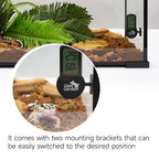 Reptile Hygrometer & Thermometer for Terrarium Gecko/Bearded Dragon/Frog/Tortoise Habitat Monitoring  reptile accessories