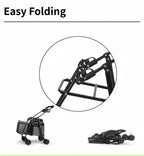 Hot Sale Popular Small Dog Foldable Pet Stroller Featuring a Convenient Pet Dish for Your Furry Friend