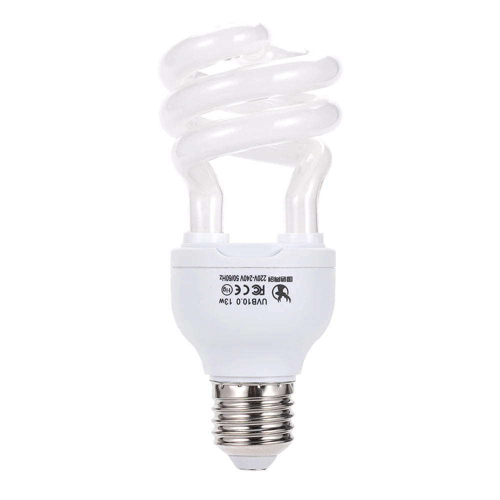 13W Pet Box Lamp 10.0UVB Pet Climbing Lamp Pet Heating Lamp for Basking Light Turtle Lizard Snake Amphibians Lighting Fixture