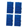 4 Pieces Fish Tank Filter Cartridges High Performance Directly Replace for 5W Reptile Tanks Low Water Filters Turtle Tanks