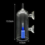 Aquarium Oxygen CO2 Diffuser Air Pump Fish Tank Glass Aerator Oxygenator Stone Air Dissolve Dispenser Aquarium Accessories