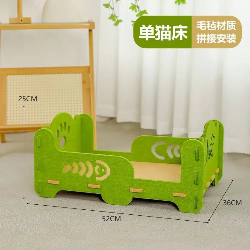 Two-Layer Tree Hole Cave Bed for Cats & Dogs (Eco-Friendly)
