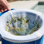 Pool & Tank Skimmer Socks (Reusable, 100 Mesh, Debris & Leaf Filter for Skimmer Baskets)