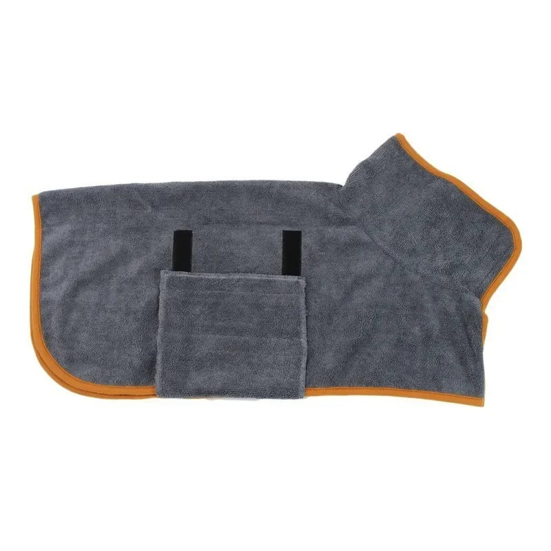 High Quality Pet Bathrobe Absorbent Quick Drying Dog Towel for Large & Small Dogs Cat Bathrobe Clean Pet Supplies Dog Clothes