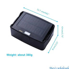 Solar-Powered Farm & Pet GPS Tracker with 15,000mAh Battery - Easy App Locator (448A)