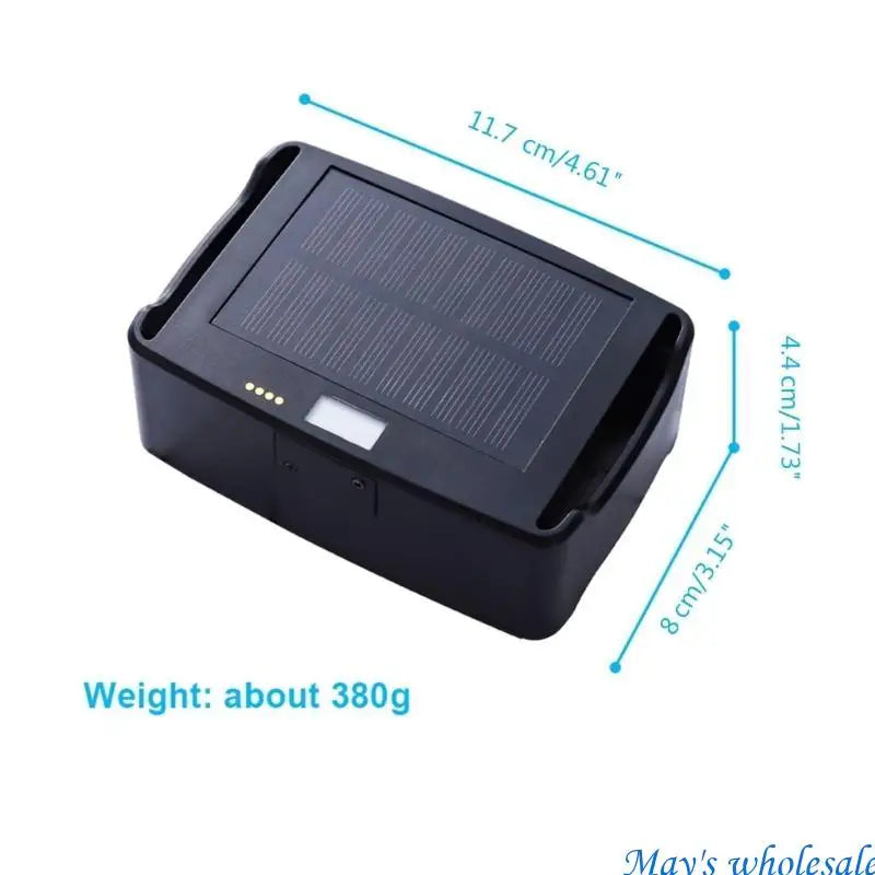 Solar-Powered Farm & Pet GPS Tracker with 15,000mAh Battery - Easy App Locator (448A)