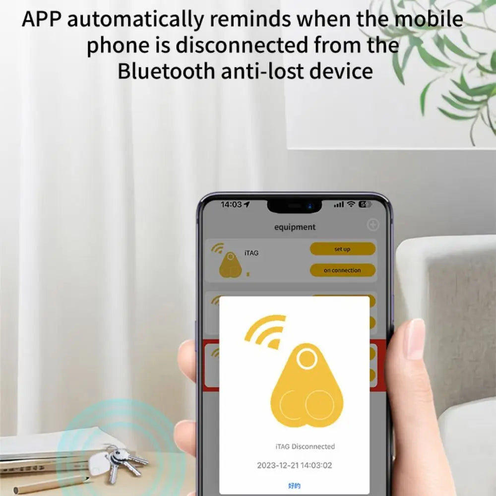 Bluetooth 5.0 Smart Anti-Loss GPS Tracker - Wireless Alarm Locator for Pets, Cars, Wallets & Keys