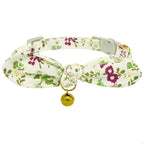 Heart Pet Collar with Flower Design for Cats — Comfortable Stylish Cat Collar