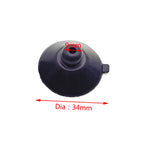 Aquarium Suction Cup Holders (10-Pack, Black, Air Pump & Water Pump Clips for Glass)