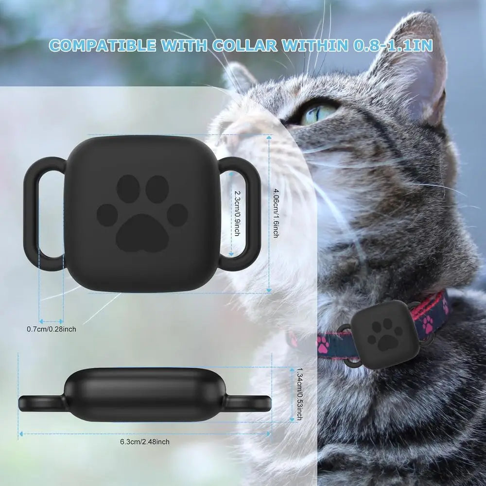 Multicolor Silicone Case for Tile Mate 2022/2024 - Waterproof, Dustproof & Pet Collar Attachable