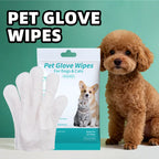 Unscented Extra Thick Pet Cleaning Wipes for Dogs & Cats,Dog Washing Bathing Deodorizing Grooming Gloves for Daily Care