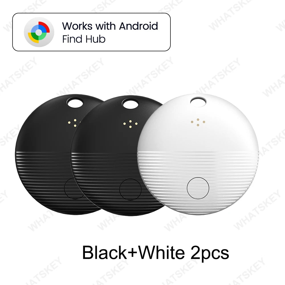 Rechargeable Google Find My GPS Tracker Tag for Android - Smart Location Tracker for Cars & Cycling